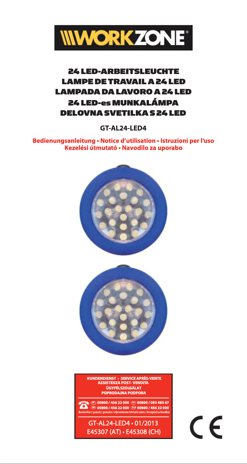 First page image of the manual for GT-AL24-LED4