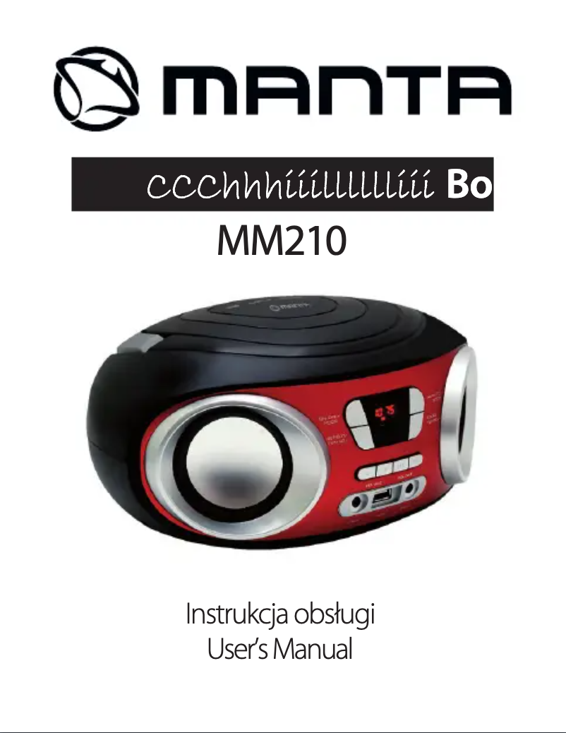 First page image of the manual for MM9210