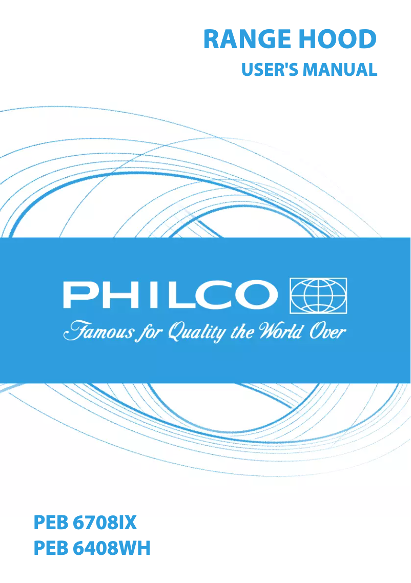 Page 1 of the manual User Manual Philco PEB 6708 IX