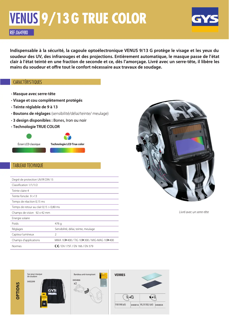 First page image of the manual for Venus 9/13 G I