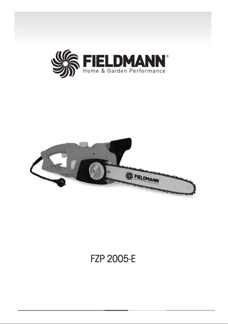 First page image of the manual for FZP 2005-E