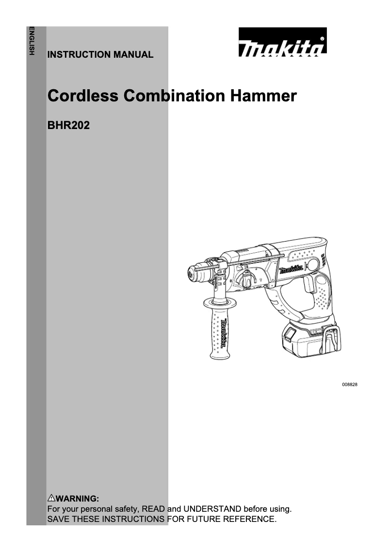 First page image of the manual for XRH03