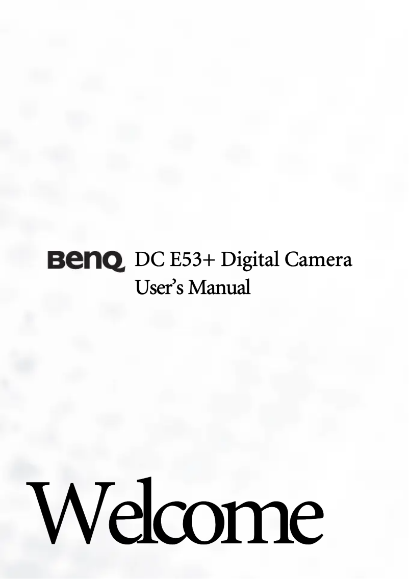 Image de la première page du manuel de l'appareil DC E53+