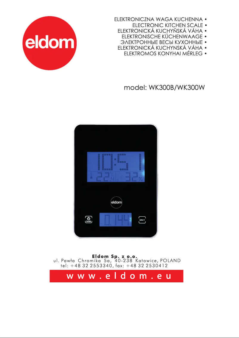 First page image of the manual for VAGA WK300B