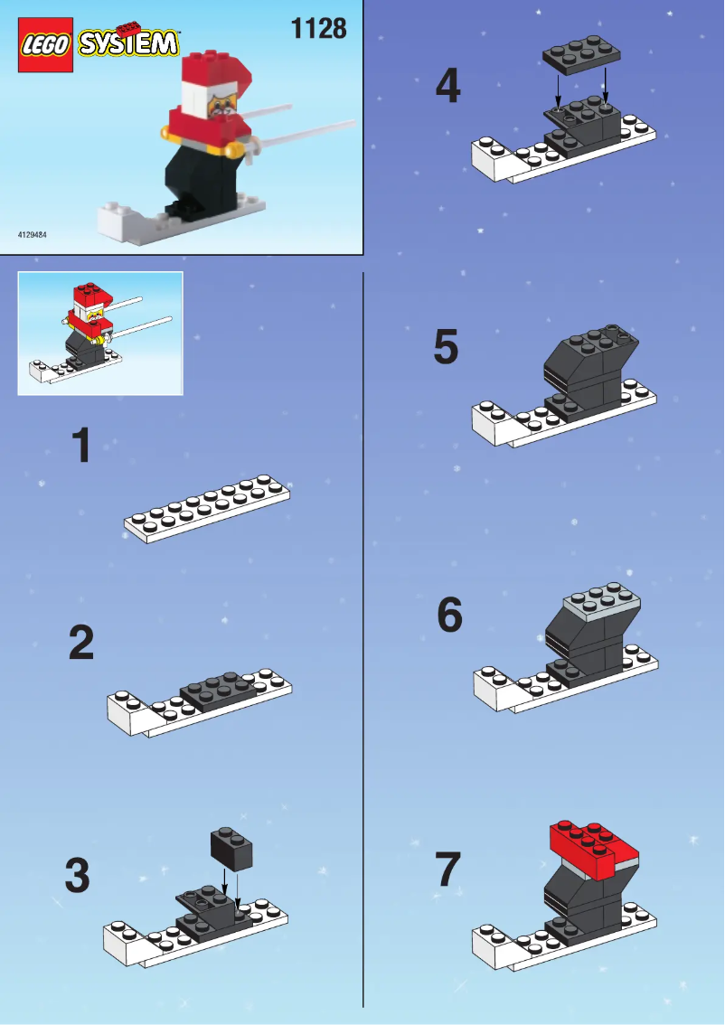 Page 1 of the manual User Manual Lego SKIING SANTA