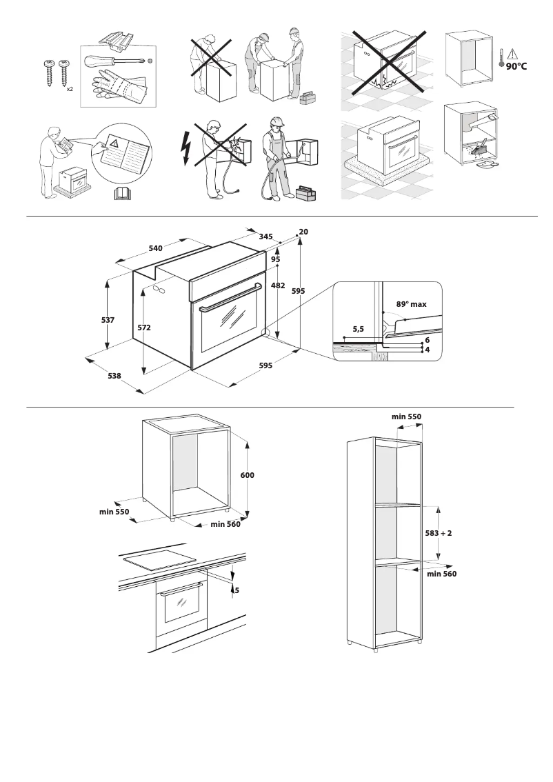 Page 1 of the manual Safety Instructions Whirlpool W11 OM1 4MS2 P