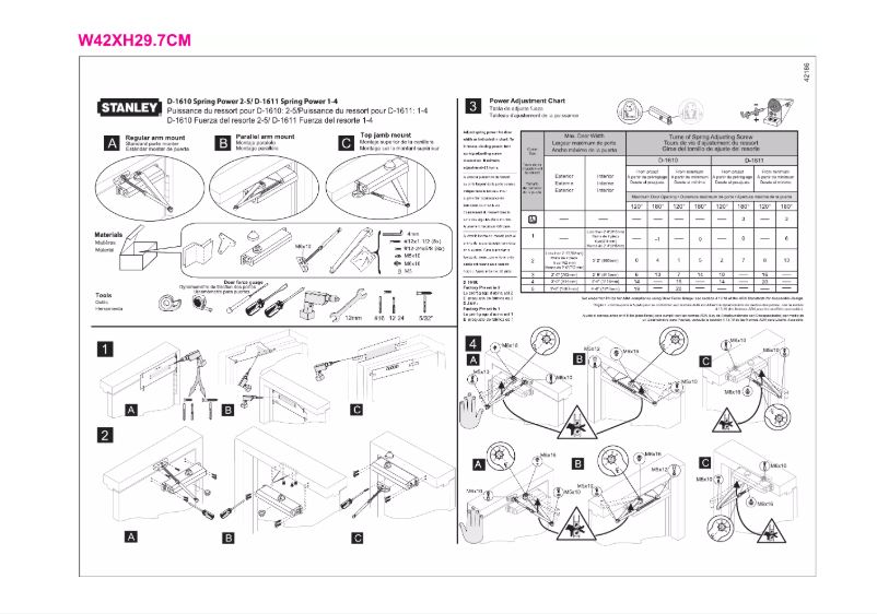 First page image of the manual for D1611