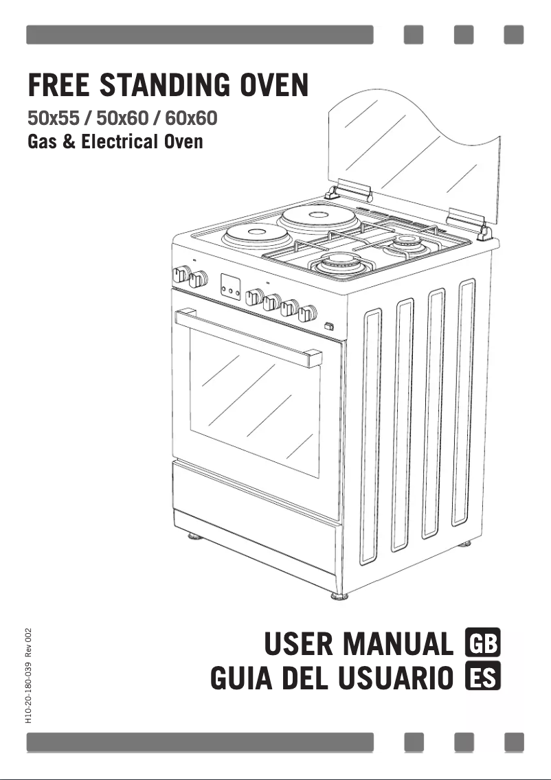 First page image of the manual for RU6060B