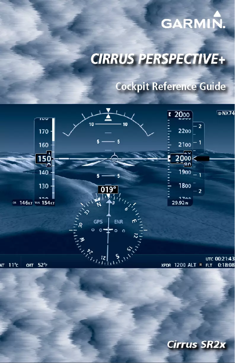 Page 1 de la notice Manuel utilisateur Garmin Cirrus Perspective+ SR22T