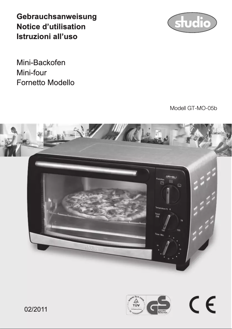 First page image of the manual for GT-MO-05B