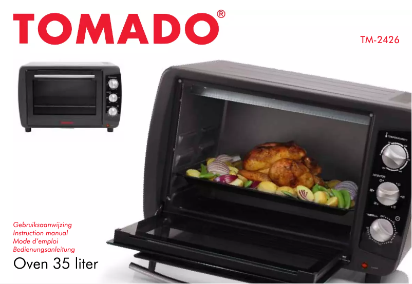 Page 1 of the manual User Manual Tomado TM-2426