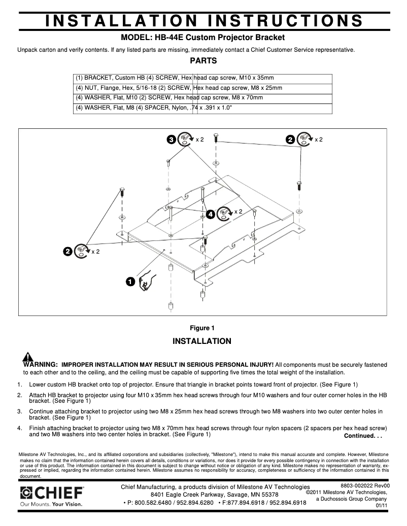 First page image of the manual for VCM44E