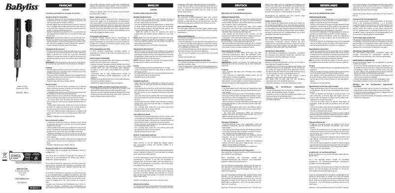 First page image of the manual for AS6550E