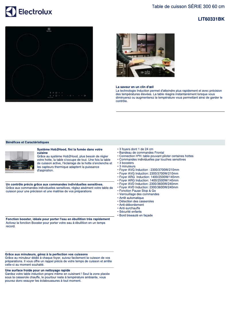 First page image of the manual for LIT60331BK