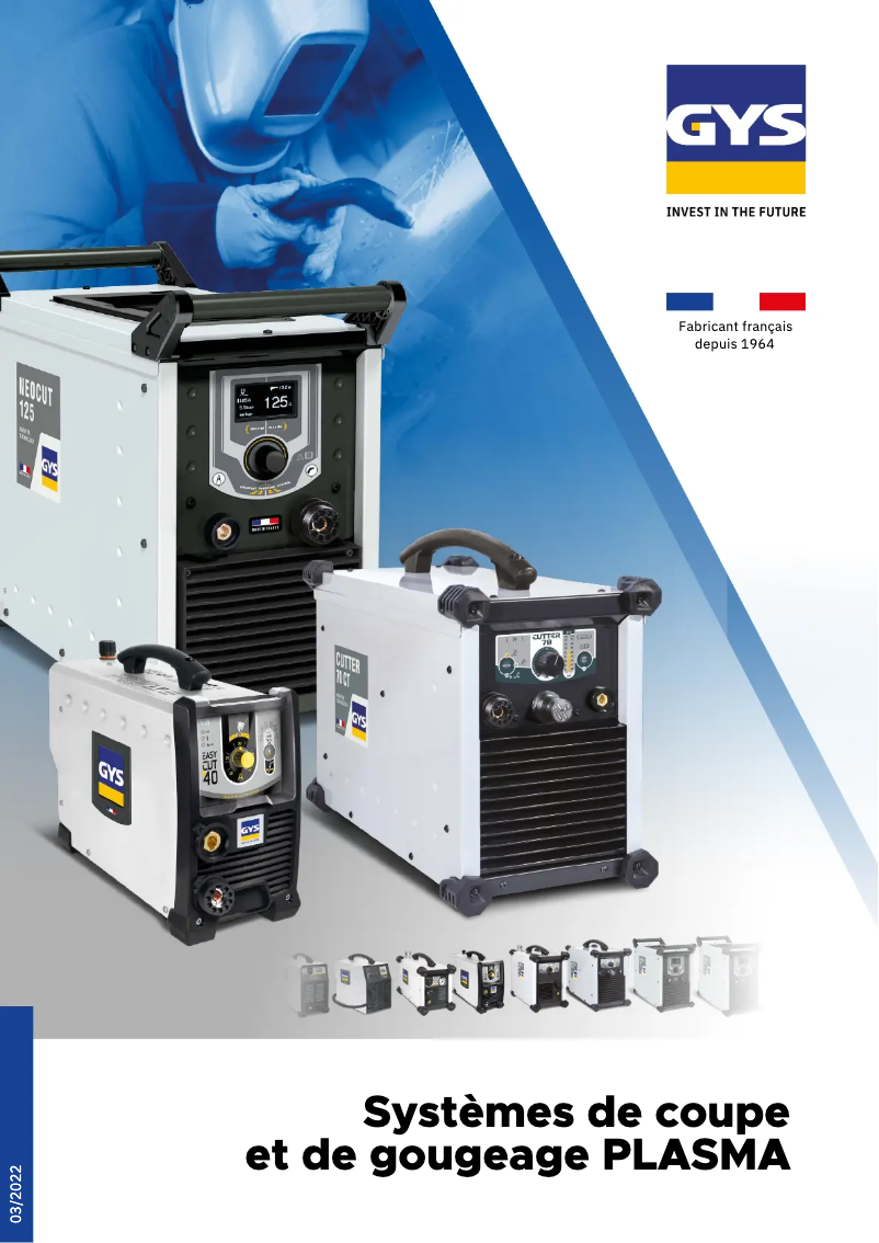 Page 1 of the manual Brochure GYS Easycut K25