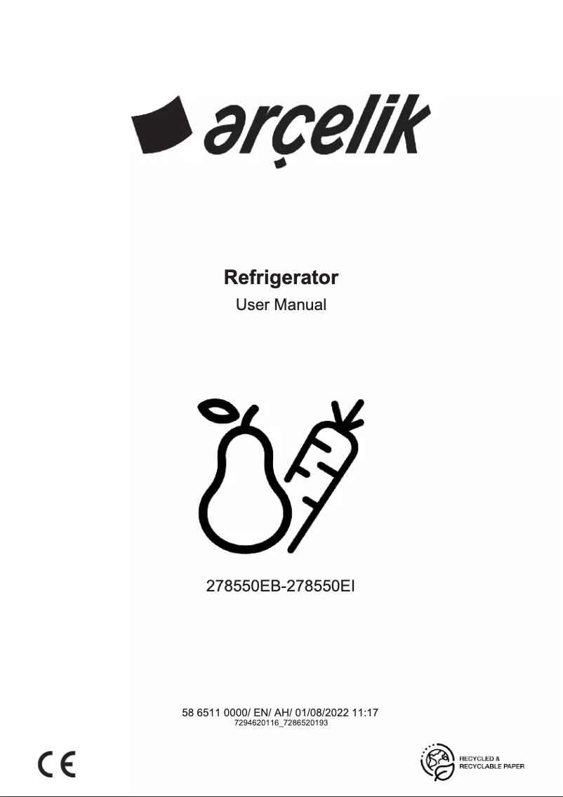 First page image of the manual for 278550 IEI