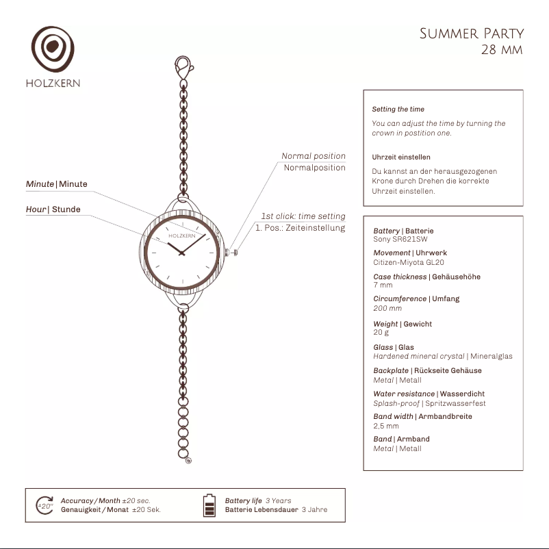 First page image of the manual for Dance