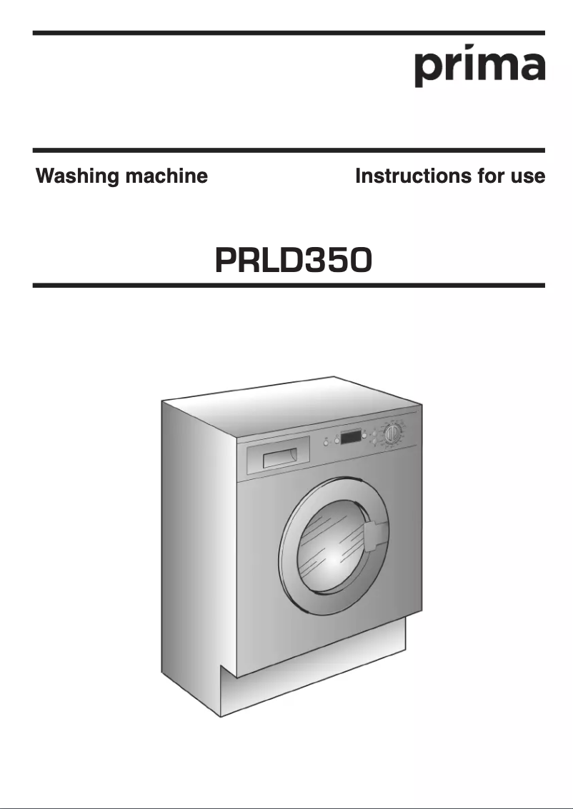 Page 1 of the manual User Manual Prima PRLD 350