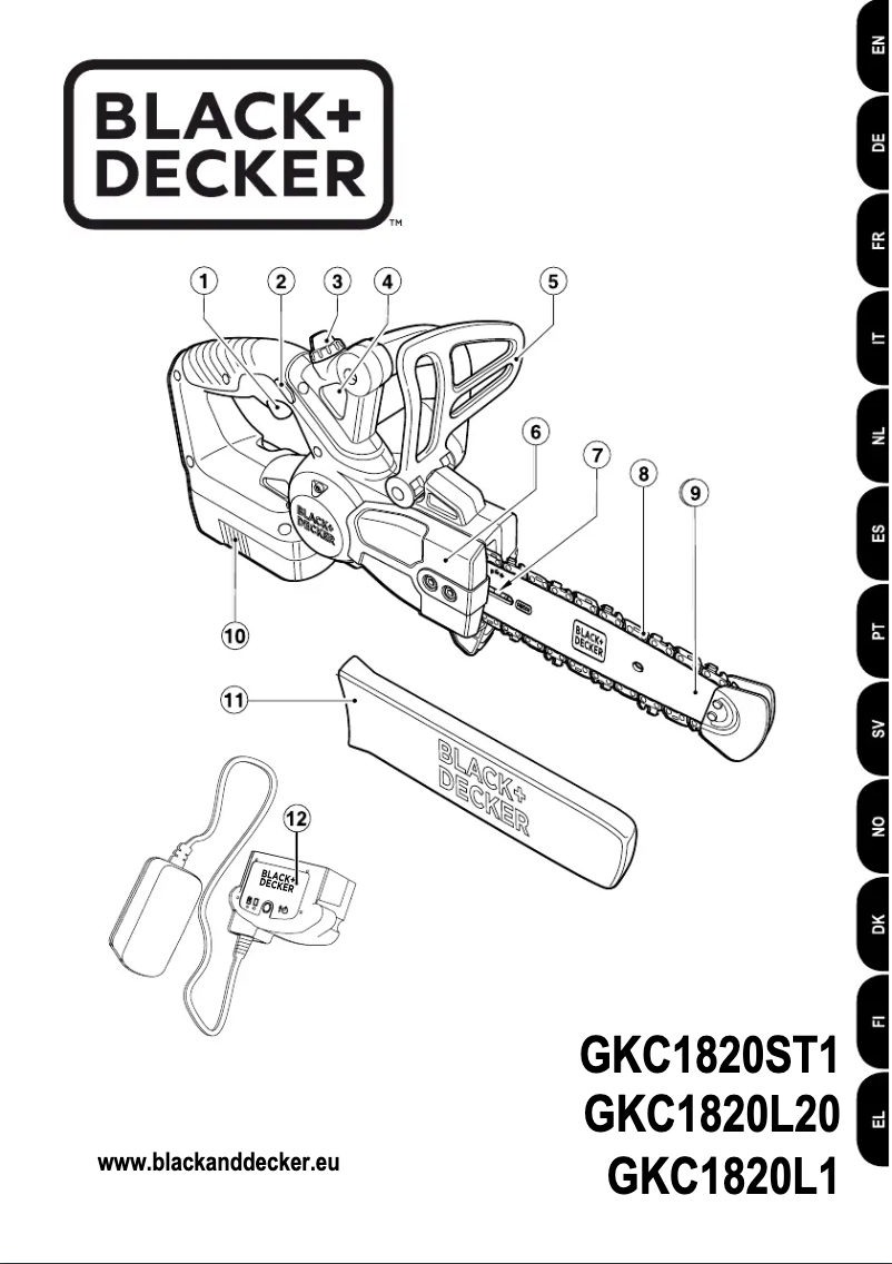 First page image of the manual for GKC1820L1