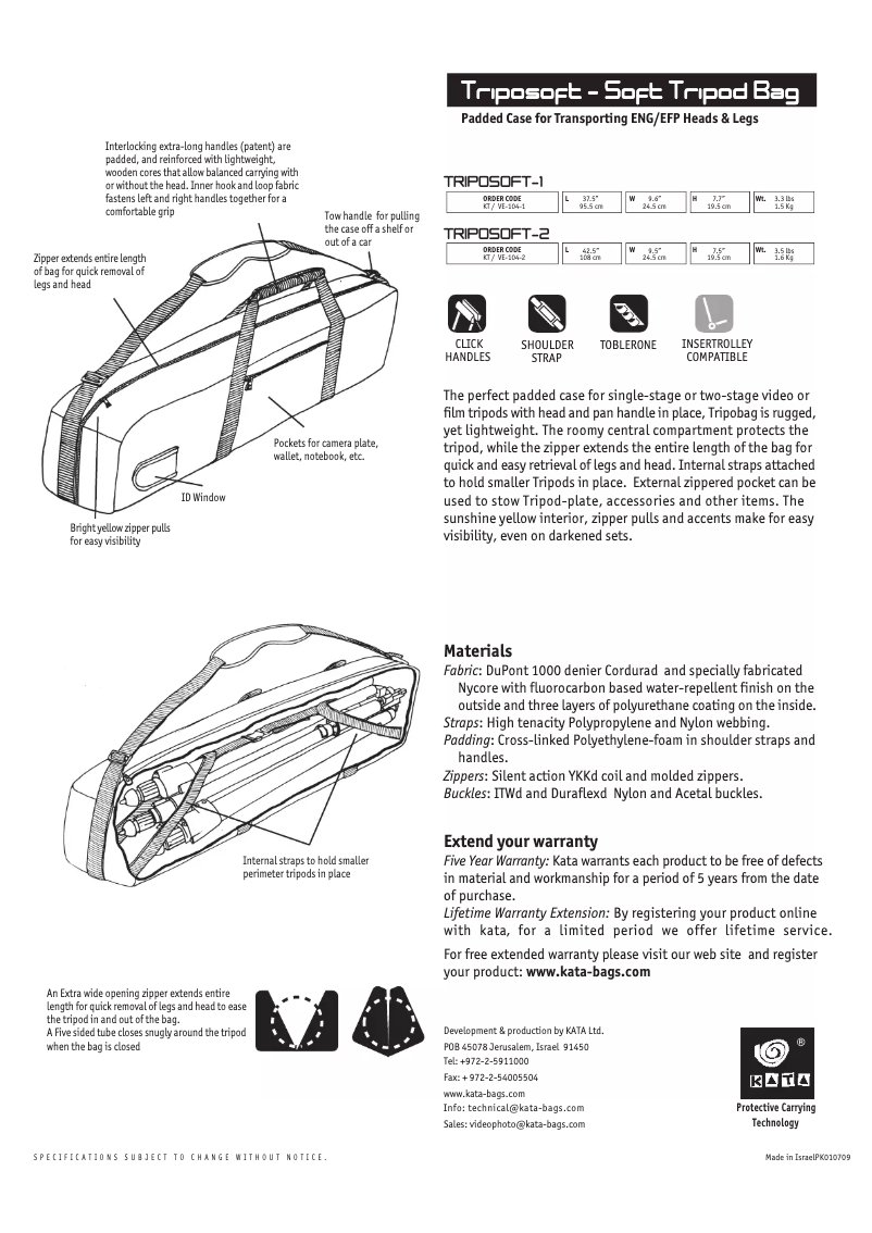Image de la première page du manuel de l'appareil Triposoft-2