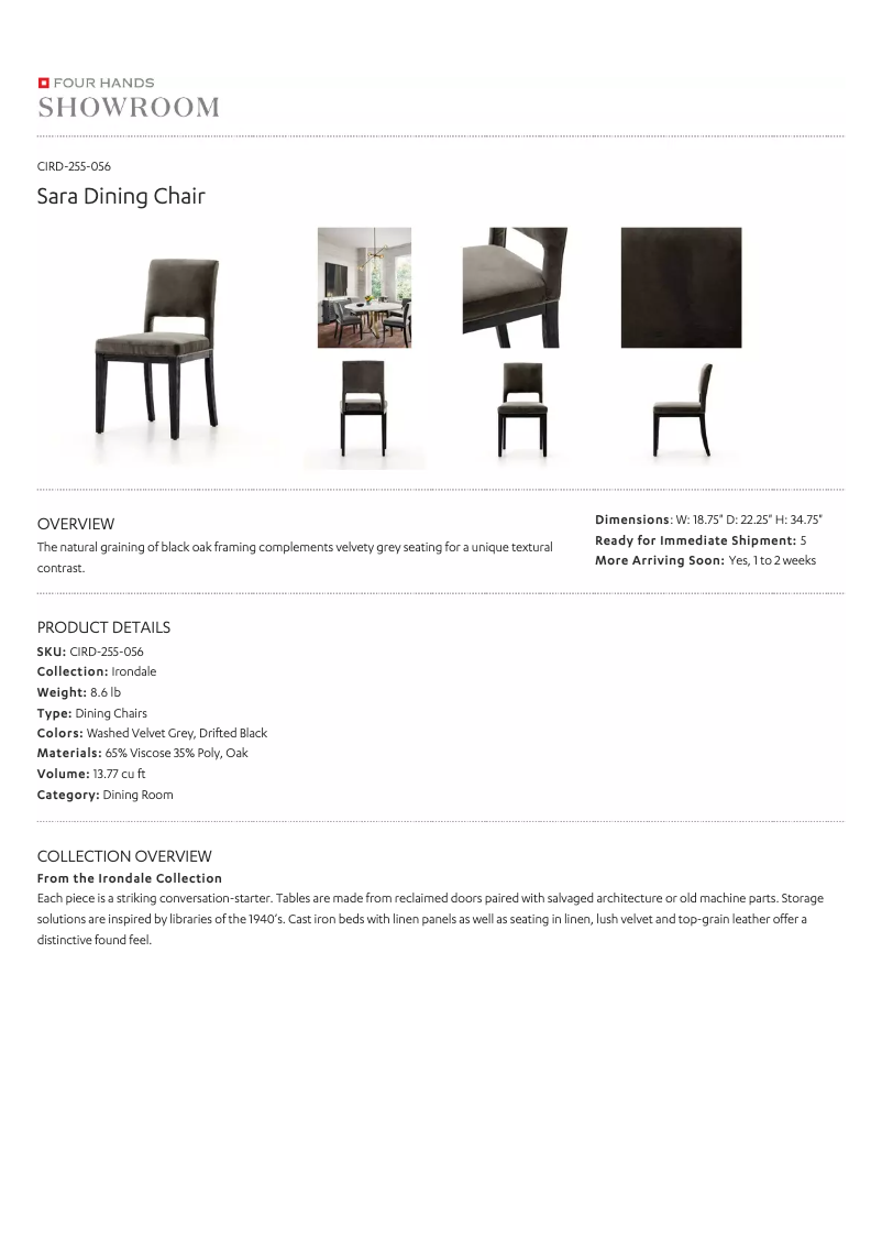 Page 1 of the manual User Manual Four Hands CIRD-255-056