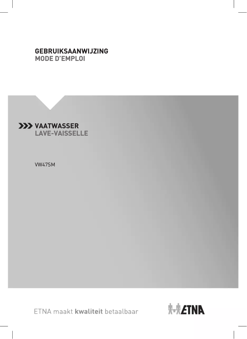 Page 1 of the manual User Manual Etna VW47SM