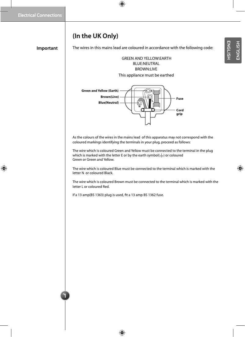 Page 1 of the manual User Manual LG GW-P207FLCV