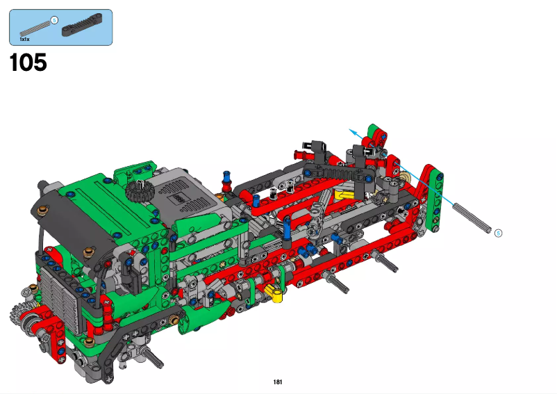 First page image of the manual for Technic 42008