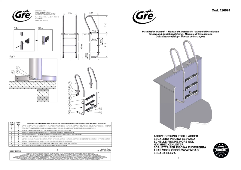 First page image of the manual for 126674