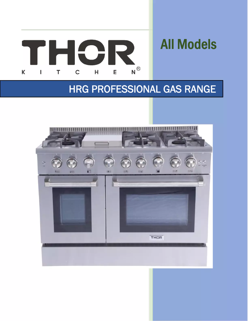 Page 1 of the manual User Manual Thor TEC30