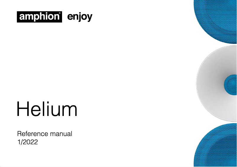 First page image of the manual for Helium 510