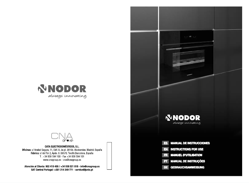 Page 1 of the manual User Manual Nodor NorCare VC 4800 DB