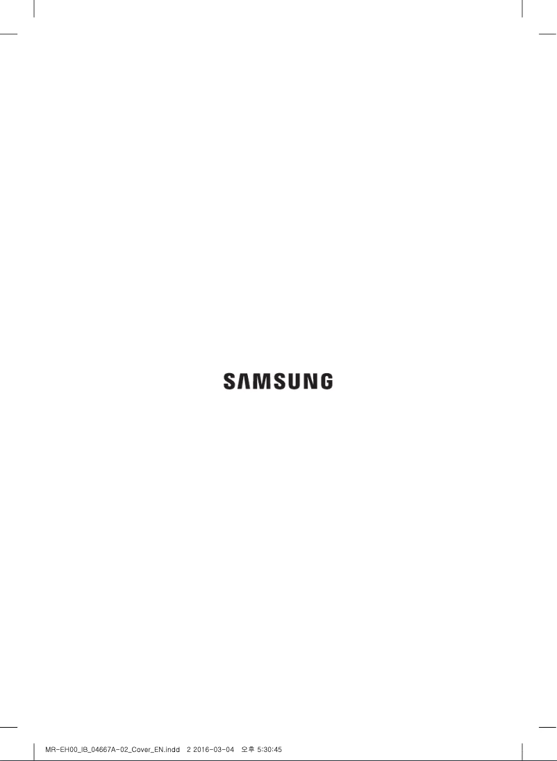 First page image of the manual for MR-DH00