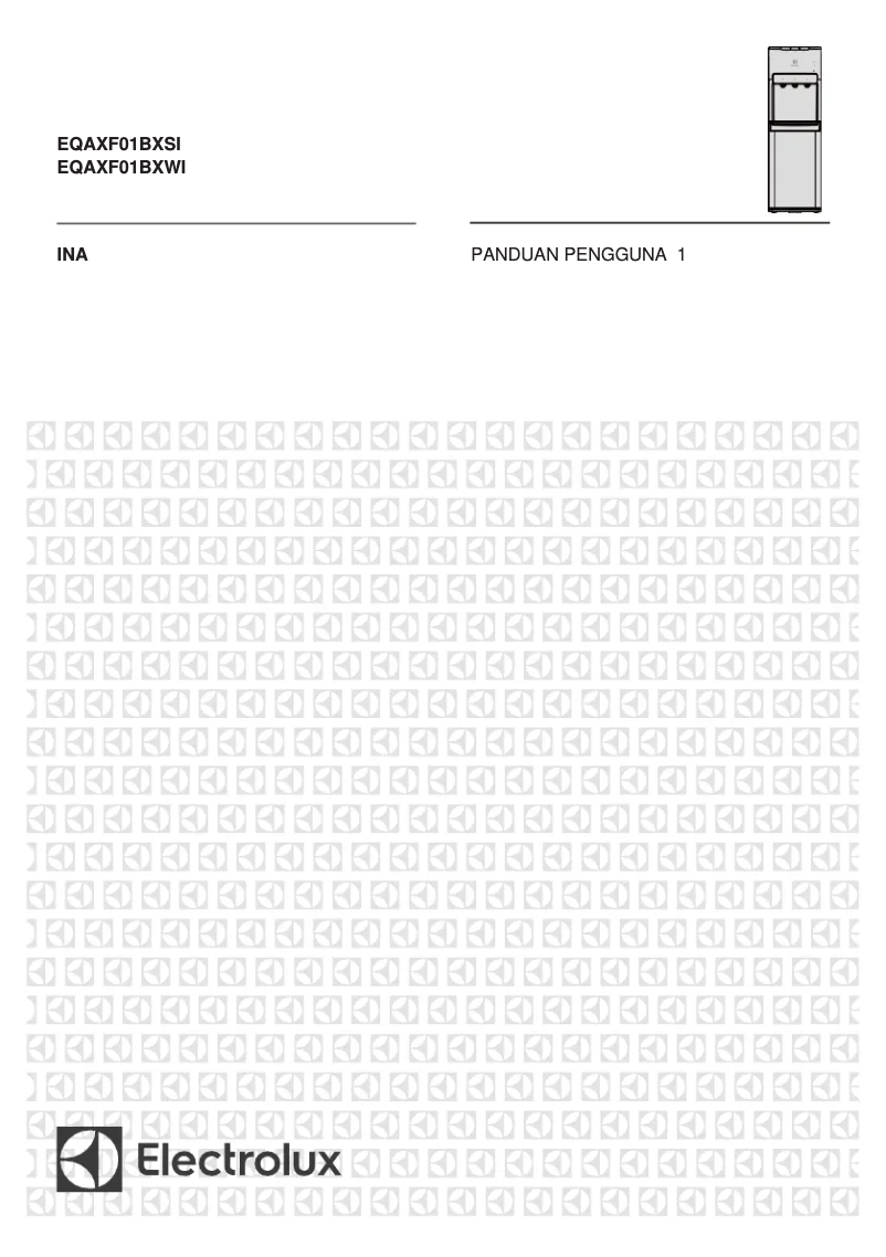 First page image of the manual for EQAXF01BXWI