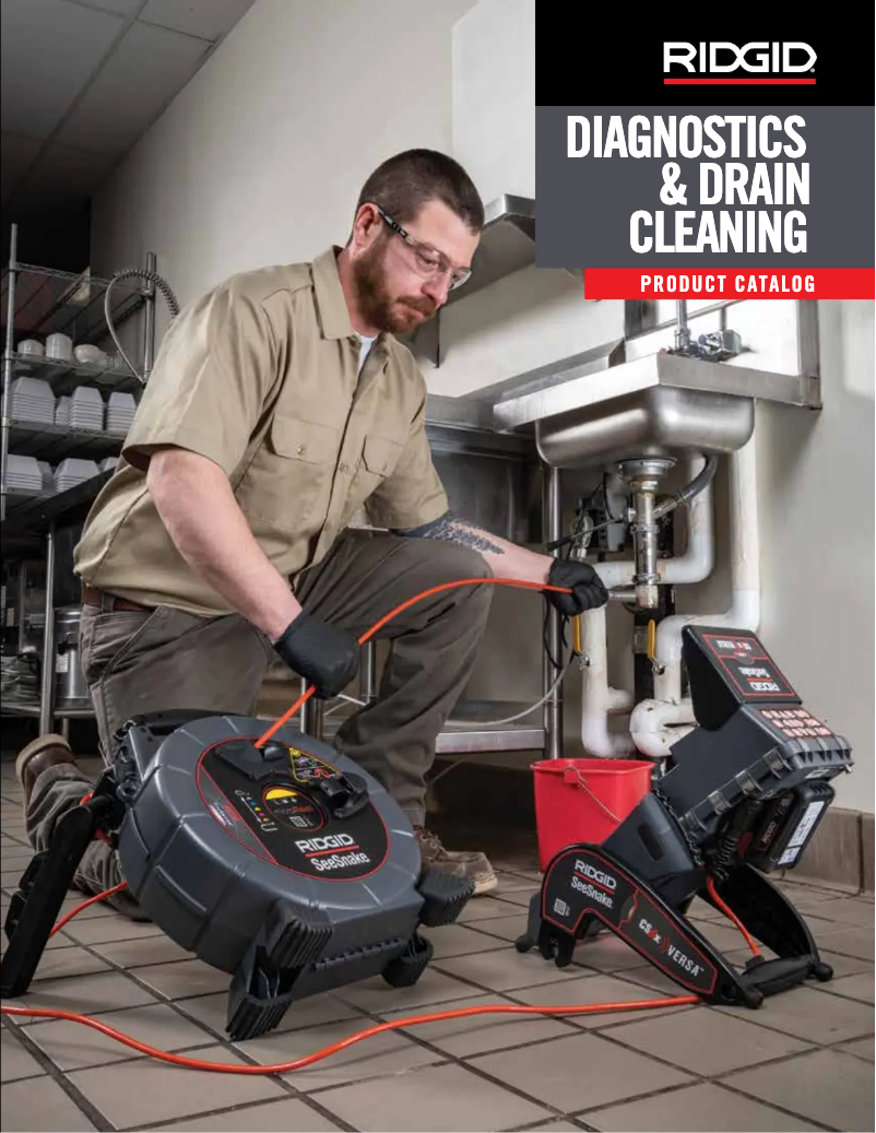 Page 1 of the manual Brochure Ridgid KWIK-SPIN+