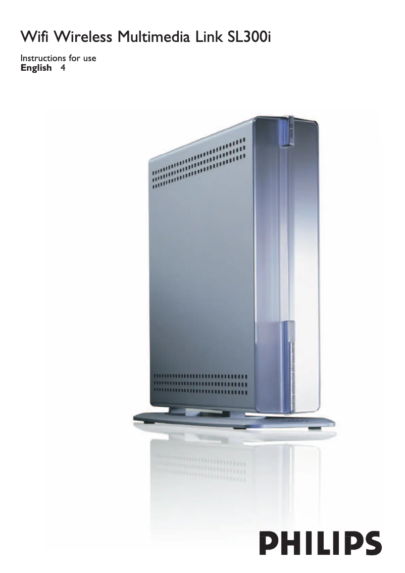 First page image of the manual for SL300i