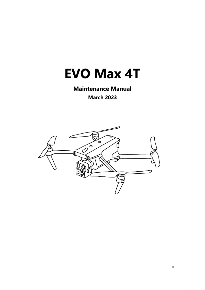First page image of the manual for EVO MAX 4T