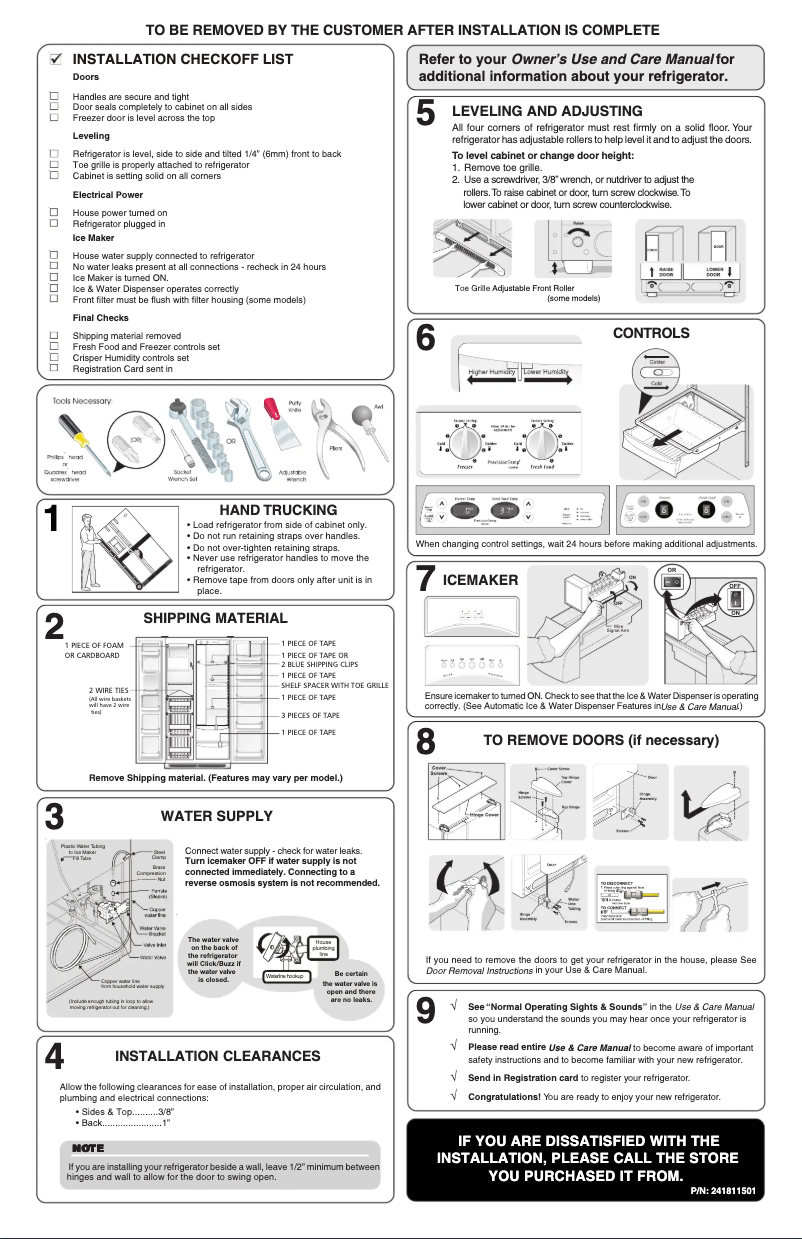 First page image of the manual for PHS39EHSS