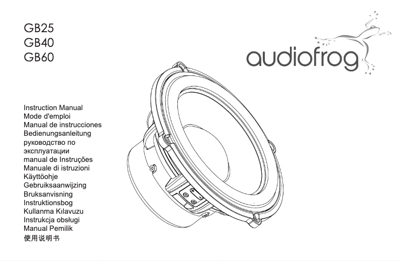 First page image of the manual for GB25