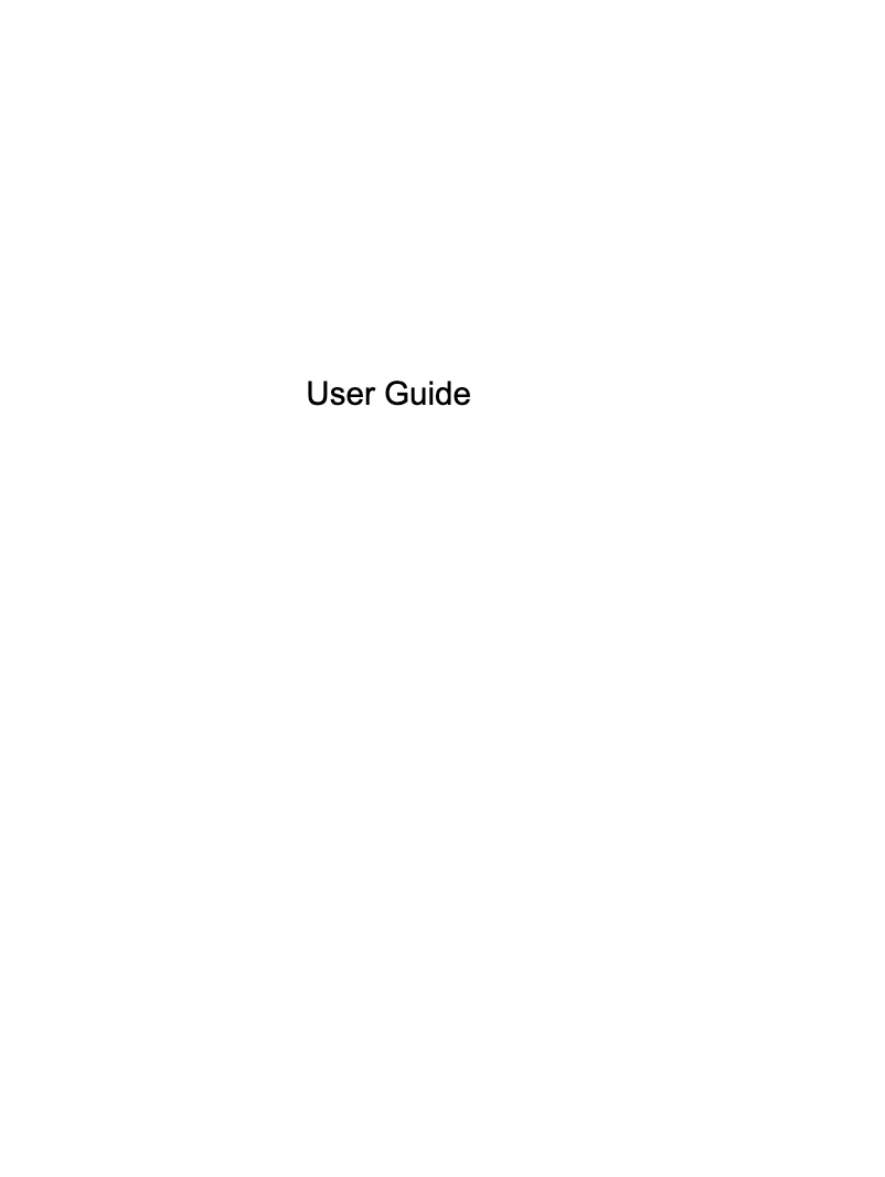 Page 1 of the manual User Manual HP Compaq 7 1200