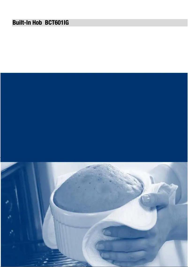 Page 1 of the manual User Manual Beko BCT601IG