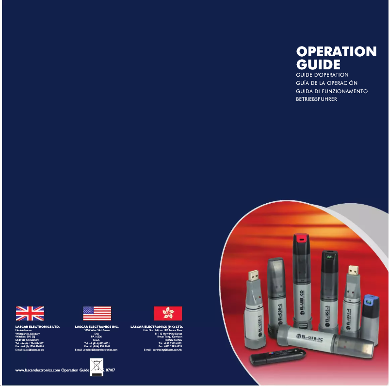 First page image of the manual for EL-USB-4