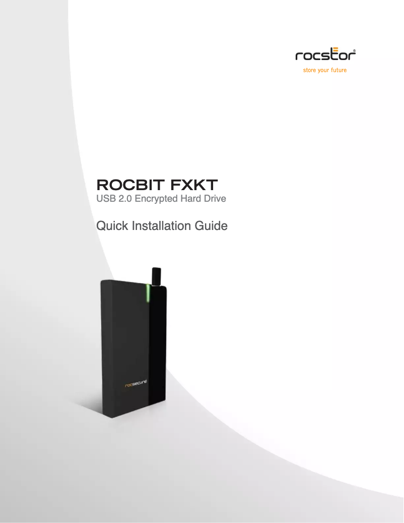 Page 1 of the manual User Manual Rocstor Rocbit FXKT