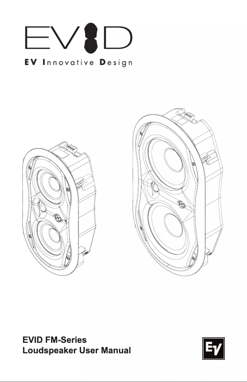 First page image of the manual for EVID FM4.2