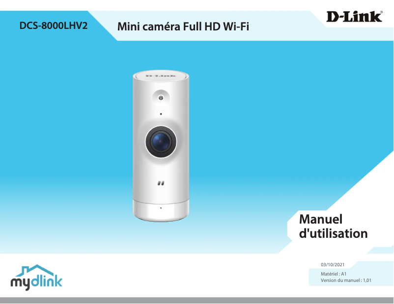 First page image of the manual for DCS-8000LHV2