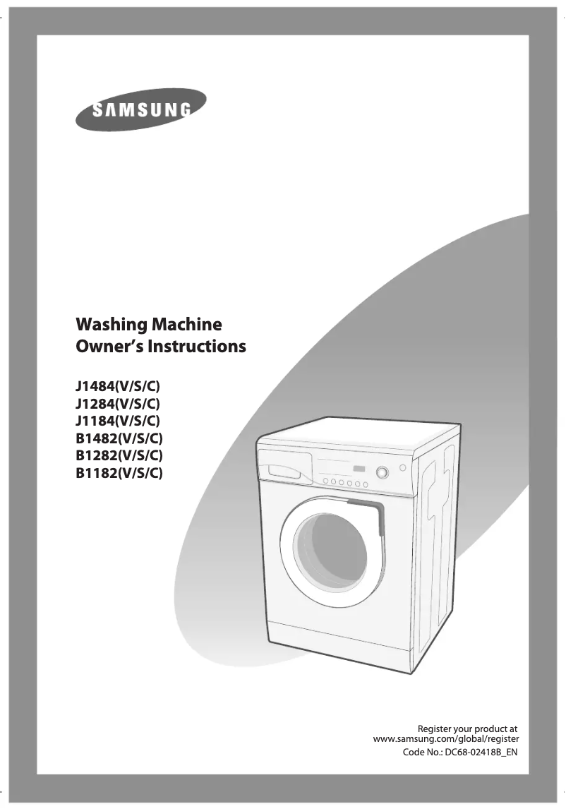 Page 1 of the manual User Manual Samsung B1282T