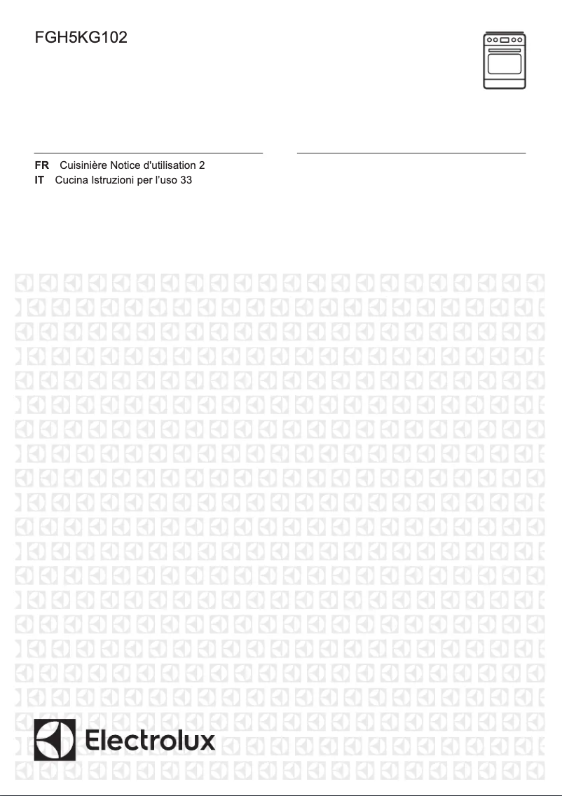 First page image of the manual for FGH5KG102