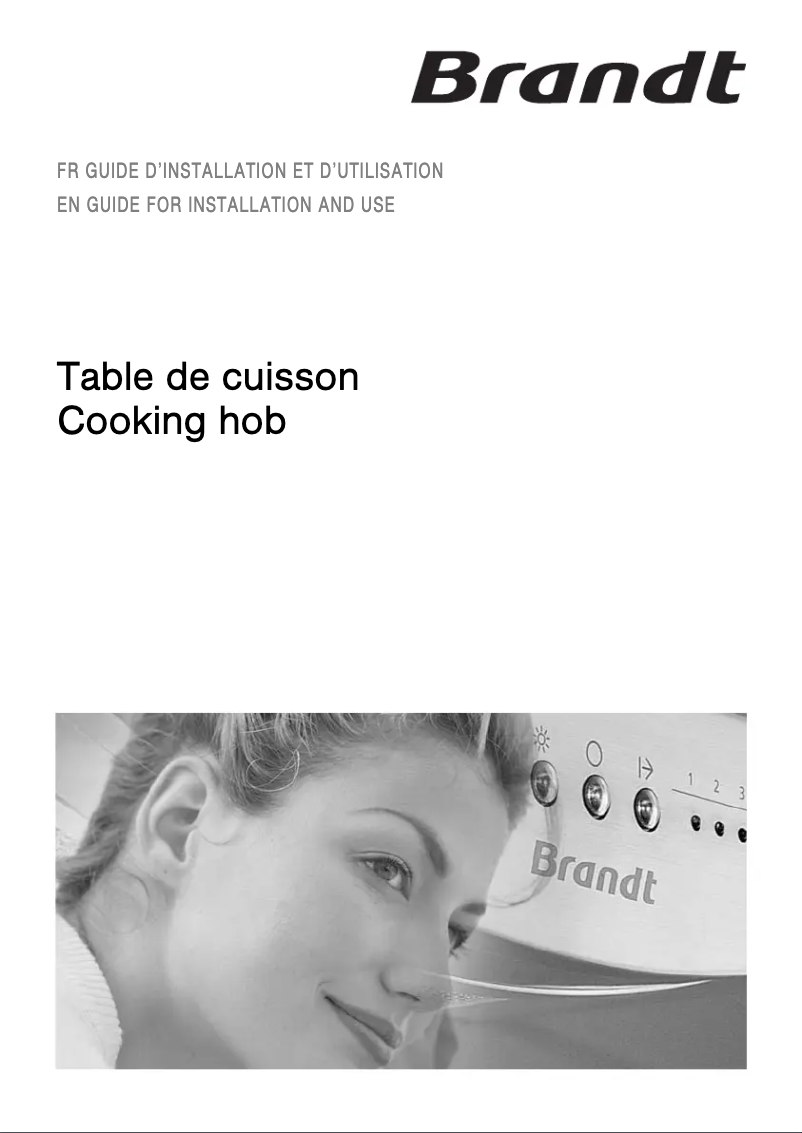 Page 1 of the manual User Manual Brandt TG1000B