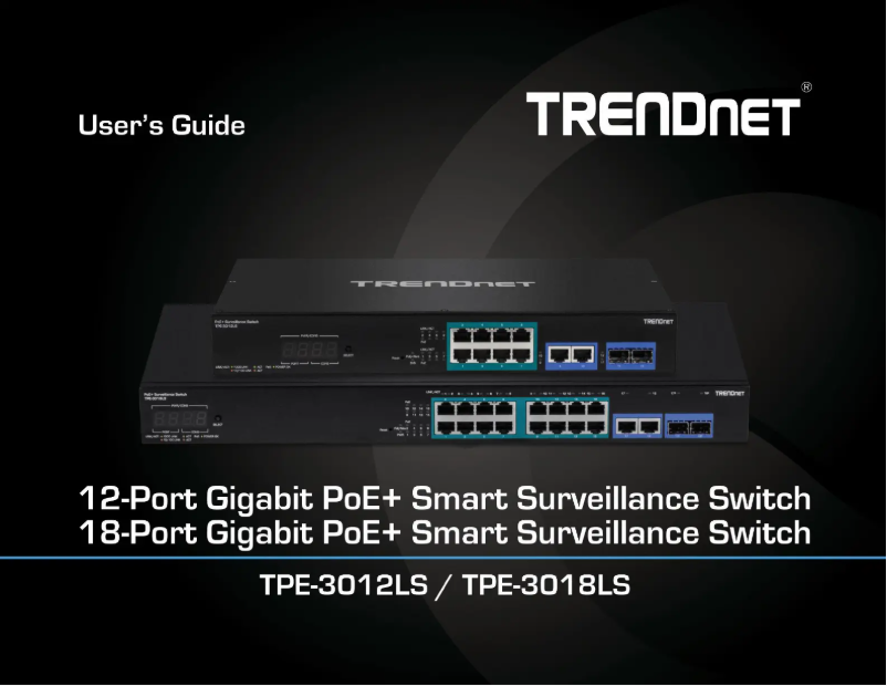 Page 1 of the manual User Manual TRENDnet TPE-3026L