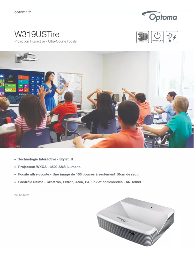 First page image of the manual for W319USTIRE